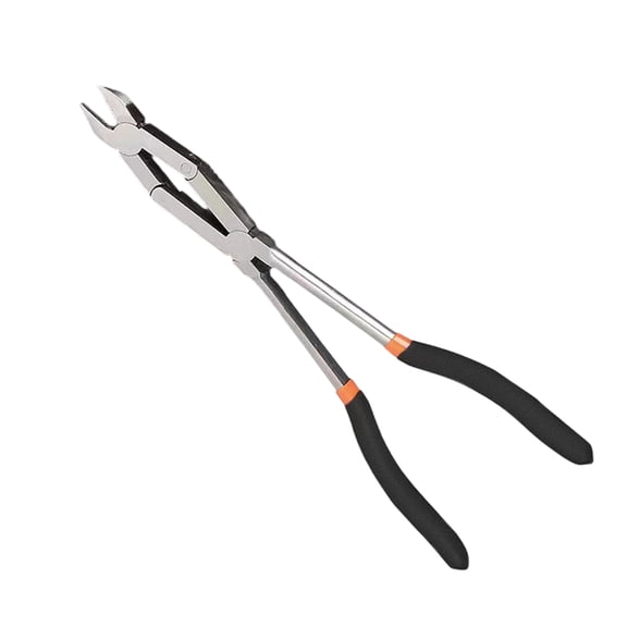 Ergonomic Plastic Handle Double Jointed Extended Pliers Produced for Comfort and Efficiency in Prolonged Maintenance Work
