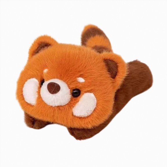 Ergonomic Plush Red Panda Mouse Wrist Pad Soft Wrist Support Pain Relief Computer Typing Gaming Cute Desk Ornament