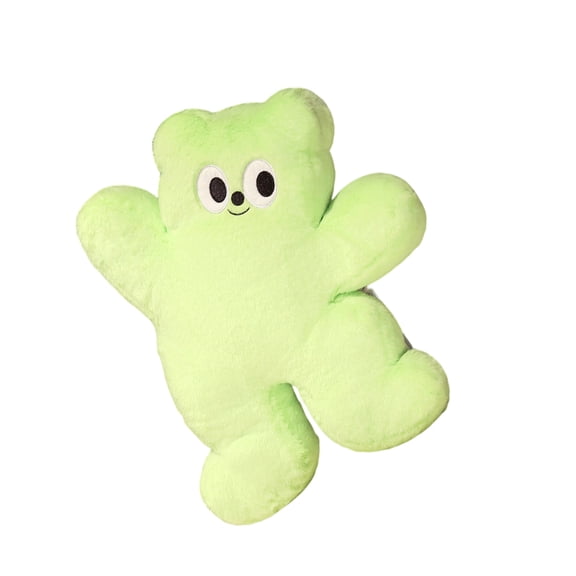 Ergonomic Polkas Dot Bear Pillow Features Shape Retaining Filling For Lounging And Relaxation
