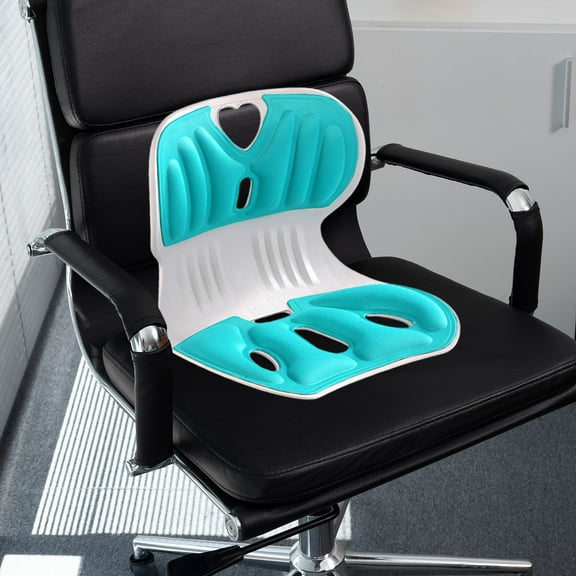 Ergonomic Posture Correction Lumbar Support Cushion Balanced Pressure Distribution Breathable Spine Alignment Cushion for Office Chair Home Seating Car Driving Long Hour Sitting Daily Use