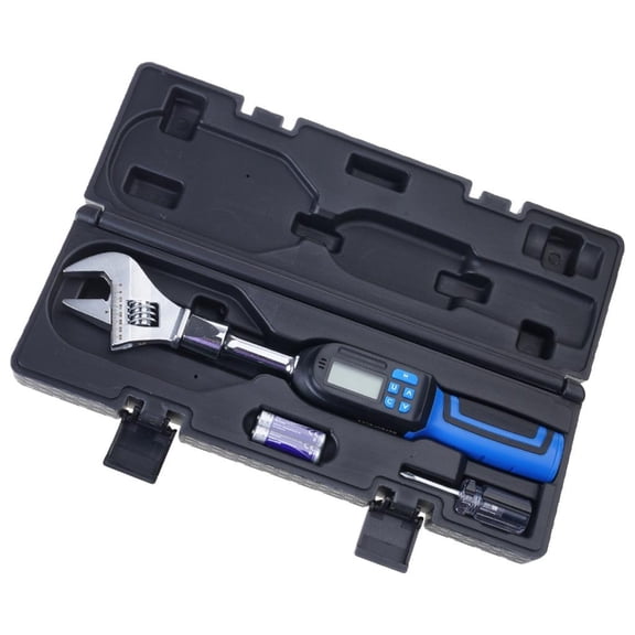 Ergonomic Precise Torques Wrench Interchangeable Heads Digital Readout And Preset Value Alarm Systems 4 Measurement Unit