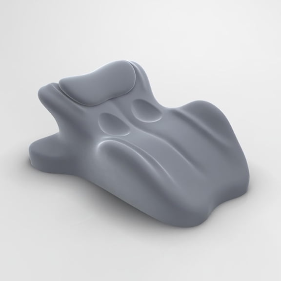 Ergonomic Prone Sleep Pillow for Bed, Multi-Functional Memory Foam Wedge for Reading, Phone Use, Leg Support