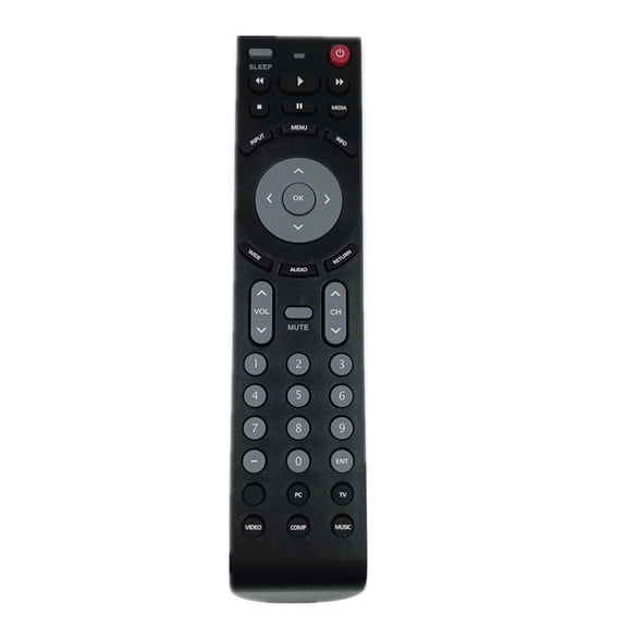 Ergonomic RMT-JR01 Replacement Remote Control Applicable for EM32TS EM32FL JLC42BC3000 EM32T JLC37BC3000 JLC37B3002
