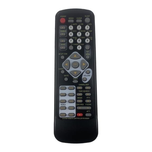 Ergonomic Remote Control For RC4300SR Comfortable Button Layout Minimizing Hand Fatigue During Extended Usage