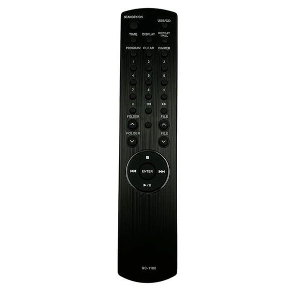 Ergonomic Remote Control for RC1180 TVs with Comfortable Grip and Quick Battery Replacement