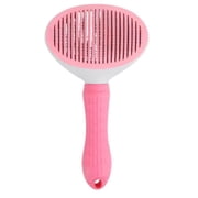Ergonomic Removes Tangles Pet Grooming Brush for Pets Pink