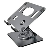 Ergonomic Rotating Laptop Stand with 360 Adjustable Base Foldable Portable Desktop Mount Holder for Tablets and Notebook Computers