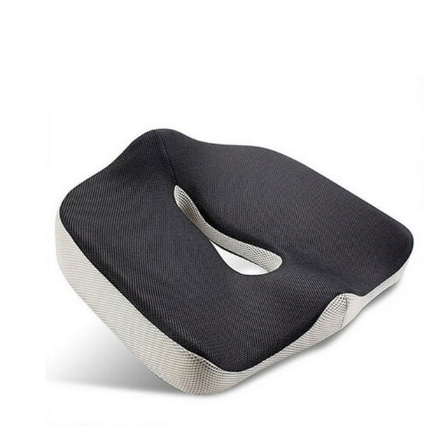 Ergonomic Memory Foam Seat Cushion for Office, Car & Wheelchair Thick