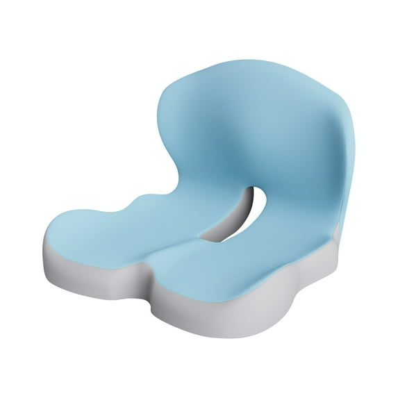 Ergonomic Seat Cushion with Memory Foam, Lumbar Support for Office Chair Car Seat, Non-Slip Posture Corrector with Washable Cover, Back Hip Pain Relief