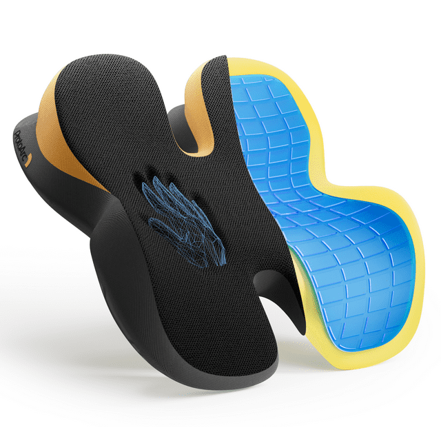 ComfortX SC Ergonomic Seat Cushion for Office & Car, Gel Tailbone