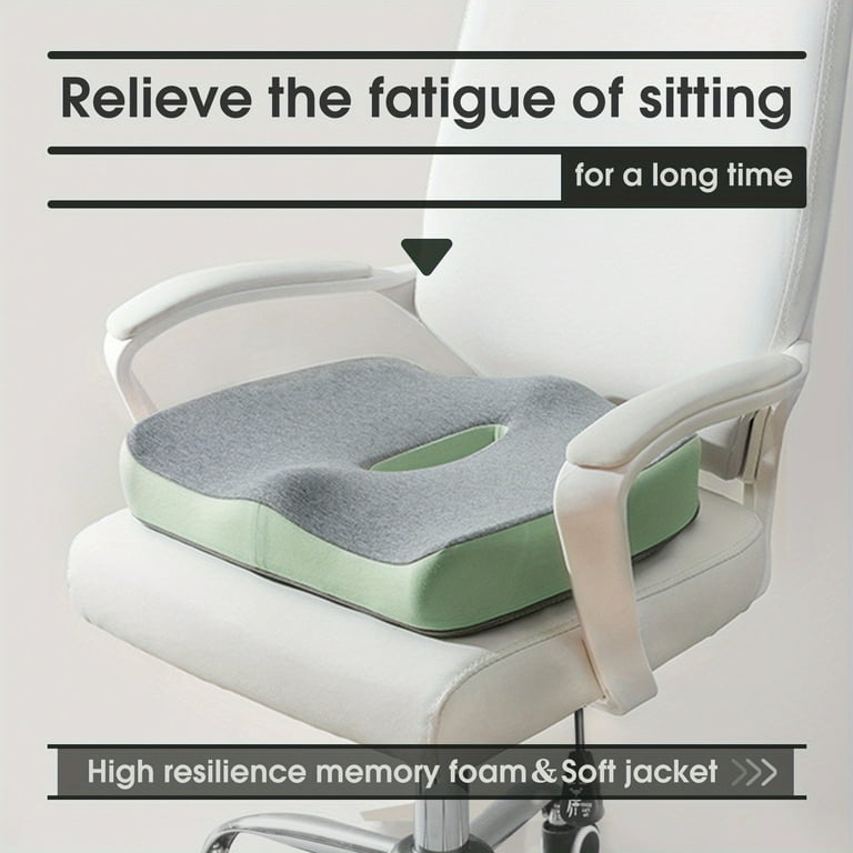 Ergonomic Seat Cushion for Office Chairs Gaming Chair and Cars Enhances Posture and Support Provides Pressure Relief for Tailbone Support Hemorrhoid Decompression Walmart