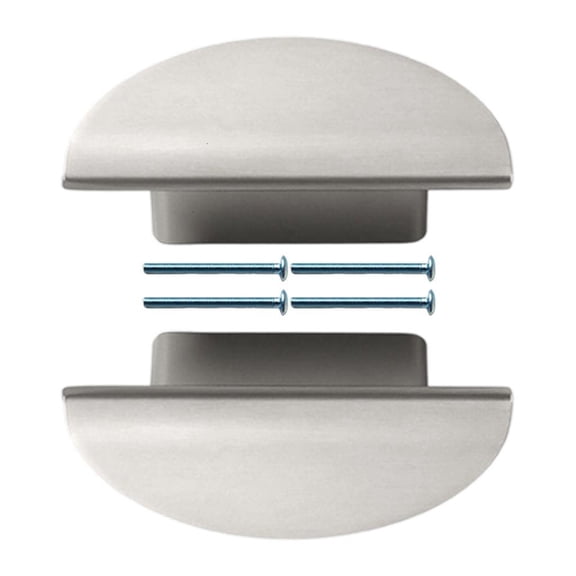 Ergonomic Semi Circle Cupboard Handles Antique Bronze Drawer Pulls Smooth Grip For Kitchen Wardrobe Furniture Hardware