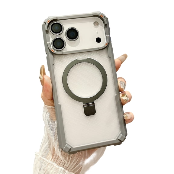 Ergonomic Shockproof Kickstand Case Shell Cover For Smartphone With Anti Fingerprint Coating And Precise Cutout