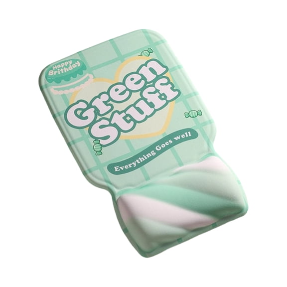 Ergonomic Silicone Pad with Memory Foam Wrist Rest for Computer Laptop Gaming