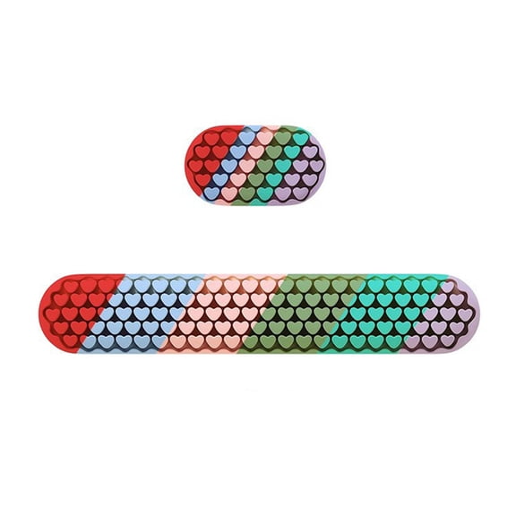 Ergonomic Silicone Wrist Support Pad In Beautiful Heart Form For Computer Users