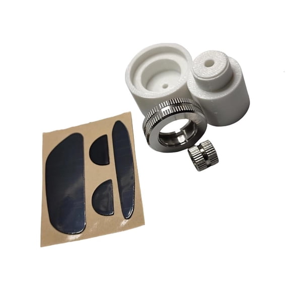 Ergonomic Silver Mouse Wheel with Smooth Glides Pad for MX 1S/2S Mouse