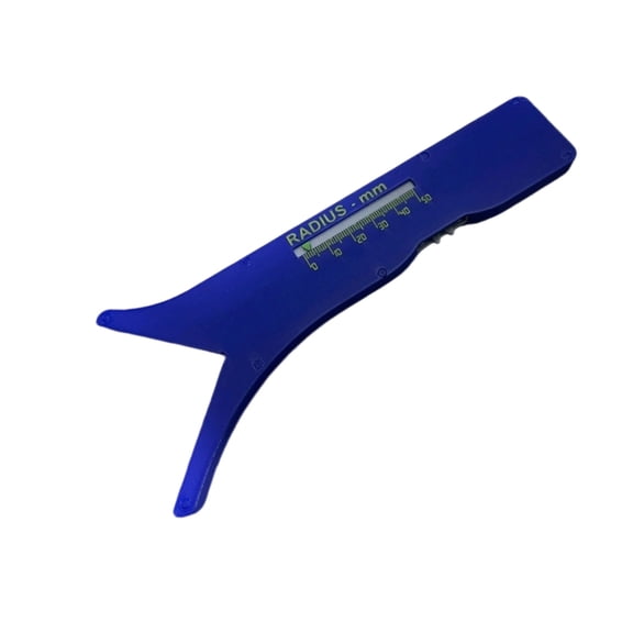 Ergonomic Sliding Gauge Multipurpose Measuring Ruler Measurement from 0-50mm for Architects Technicians