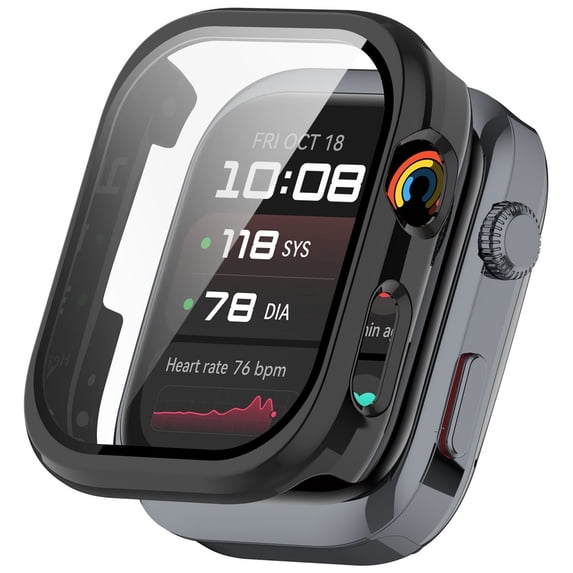 Ergonomic Sports Watch Cover PC & Tempered Glass Anti Drop Stylish Comfortable Functional For Watches