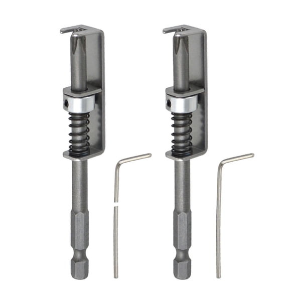 Ergonomic Spring Positioning Screwdriver Tool With Anti Slip Grip Lightweight Aluminum Alloy Suitable For Indoor Outdoor Workshop Projects