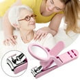 thumbnail image 1 of Ergonomic Stainless Steel Nail Clipper with Light and Magnifier for Men Ideal for Fingernail and Toenail Care for Seniors and Kids, 1 of 5
