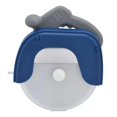 thumbnail image 1 of Ergonomic Stainless Steel Pizza Cutter Wheel - Round Design with Protective Cover, Rubberized Grip, Dishwasher Safe, 1 of 7