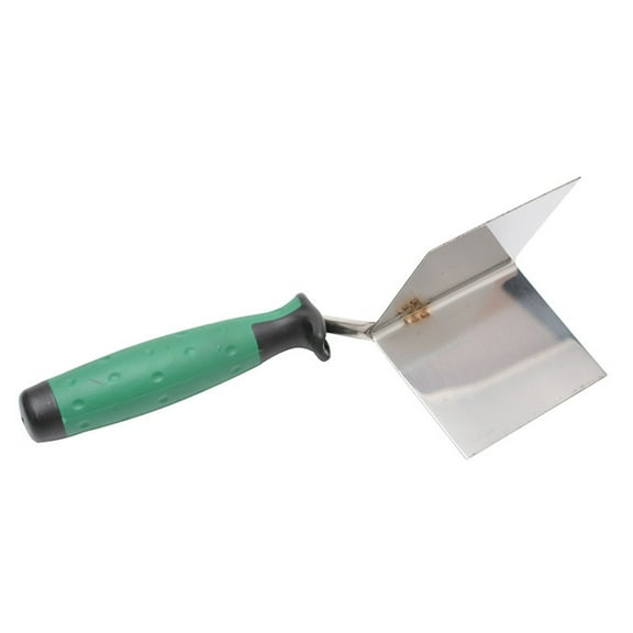 Ergonomic Stainless Steel Wall Corner Tool 90 Degree Corner Mud Finish Tool Finishing Trowel Hand Tool