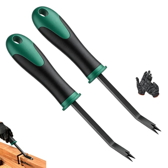 Ergonomic Staple Puller Nail Remover Tool, Staple Remover, Carpet Staple Remover Tool for Upholstery, Carpet, Furniture, Woodworking, Trim, Crates and General Repair