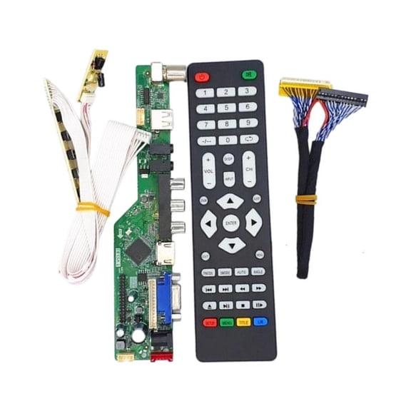 Ergonomic TV Mainboard Control Keypad with Enhanced Responsiveness Plastic Texture for Elderly and Impaired Users