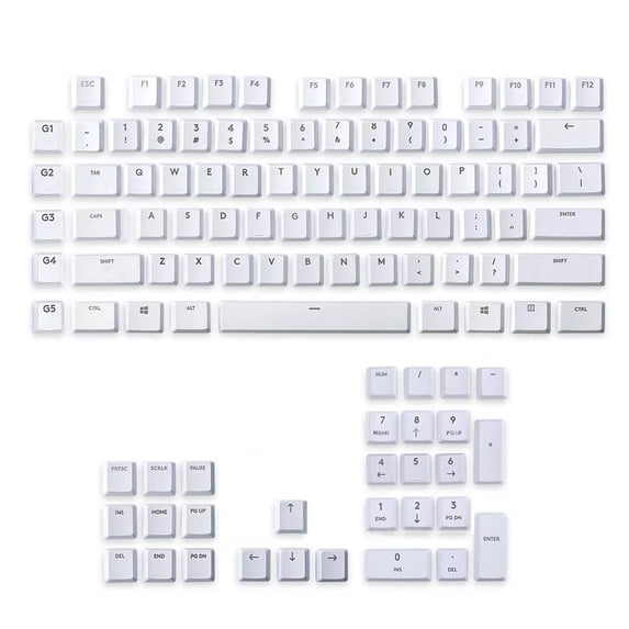 Ergonomic Textured Keycaps Easy Installation for G915/G913/G815/G813 TKL Gaming Keyboards