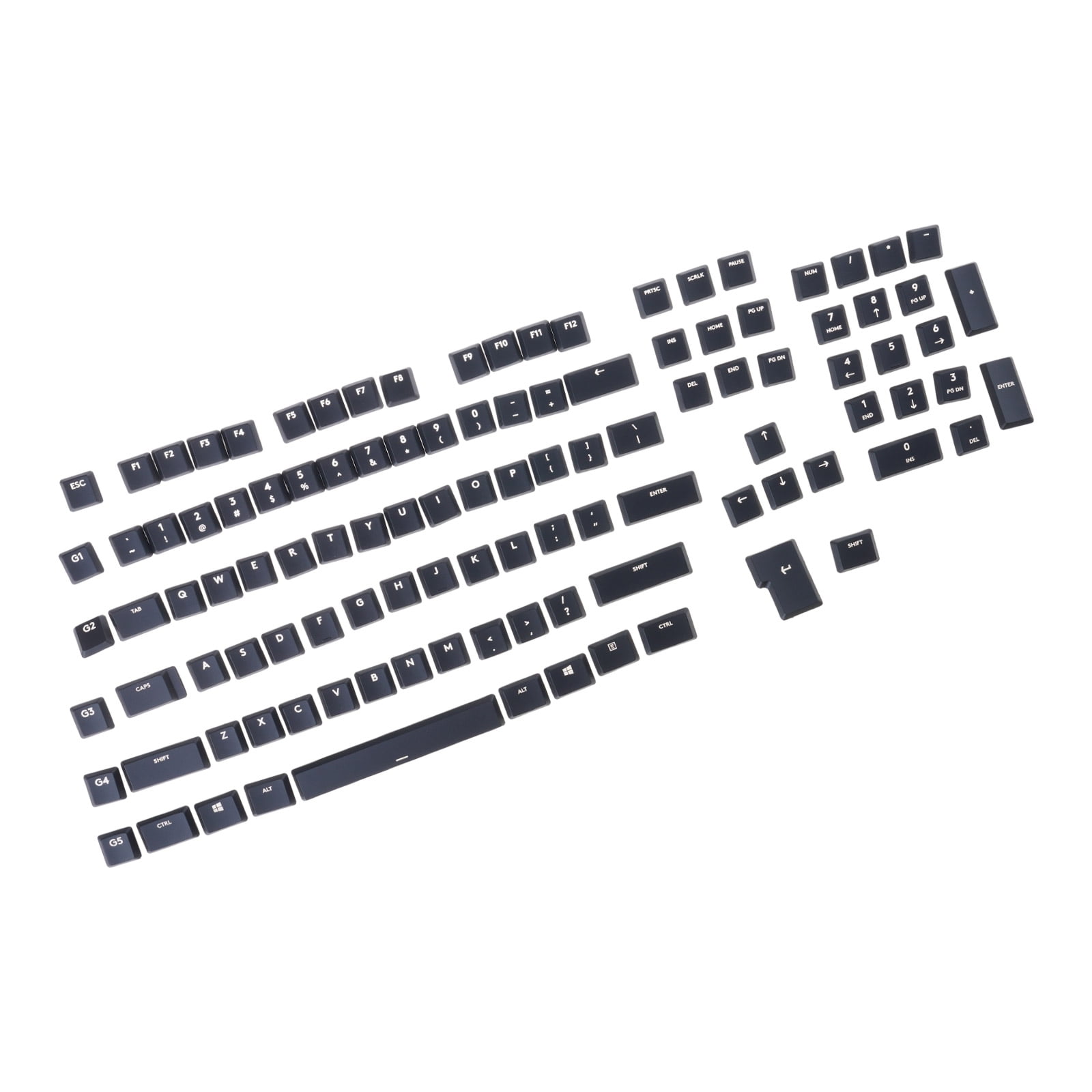 Ergonomic Textured Keycaps Easy Installation for G915/G913/G815/G813 TKL Gaming Keyboards