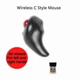thumbnail image 1 of Ergonomic Thumb Trackball Mouse, 2.4G Wireless & Wired Options, 1600DPI 6-Button Computer Mouse With Scroll Wheel, Vertical Handheld Design For PC Laptop (Right/Left Hand Use),Wired B Style,funny, 1 of 13