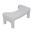 thumbnail image 1 of Ergonomic Toilet Stool Footrest | 6.7" Height Squatting Potty Stool for Adults & Kids | Non-Slip Bathroom Footstool for Constipation Relief | Fits Standard Toilets | Supports 150kg | Modern Design, 1 of 5