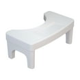 thumbnail image 1 of Ergonomic Toilet Stool Footrest | 6.7" Height Squatting Potty Stool for Adults & Kids | Non-Slip Bathroom Footstool for Constipation Relief | Fits Standard Toilets | Supports 150kg | Modern Design, 1 of 4