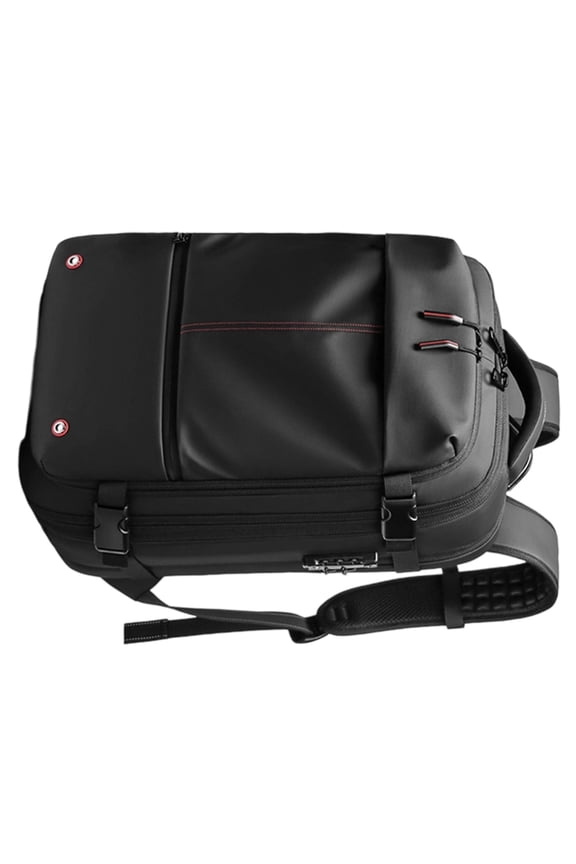 Ergonomic Travel Backpack 19Inch Waterproof Design Manual Compression Expandable Storage Shoulder Bag