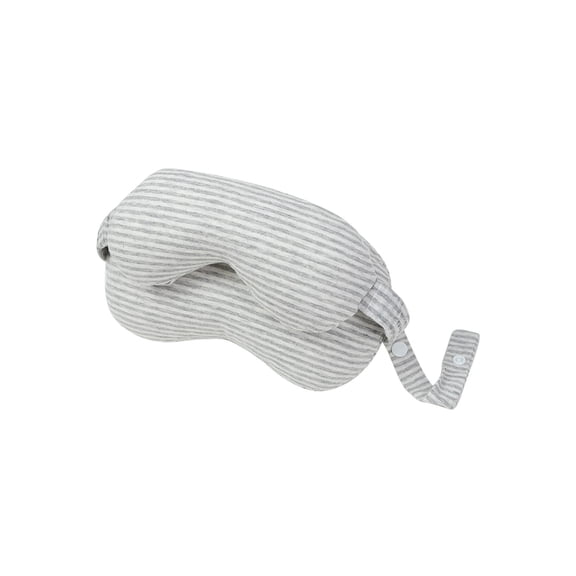 Ergonomic Travel Neck Pillow With Eye Mask, 2 In 1 Memory Foam U Shaped Cervical Support Pillow for Airplane Car Office Home Sleeping Rest