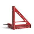 thumbnail image 1 of Aluminum Alloy Triangular Ruler Layout Tool with Clear Scale Easy To Read for DIYer Enthusiasts Professional Woodworkers, 1 of 9