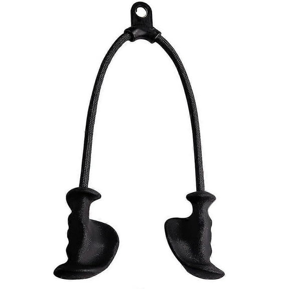 Ergonomic Triceps Rope Pull Down With Anti-slippery Natural Rubber Grip For More Muscle Fibers-gym