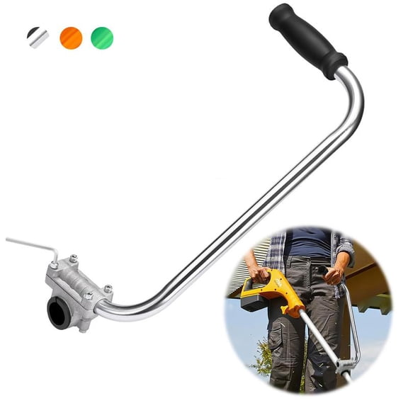 Ergonomic Trimmer Handle, String Trimmer Handle, Weed Eater Handle Extension for Trimming Patio, Lawn & Garden-15in