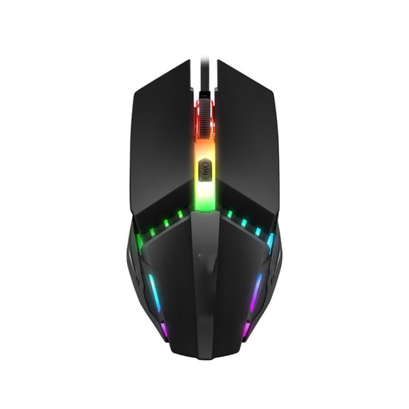 Ergonomic USB Gaming Mouses with RGB Dynamic Lights and Adjustable DPI for Comfort
