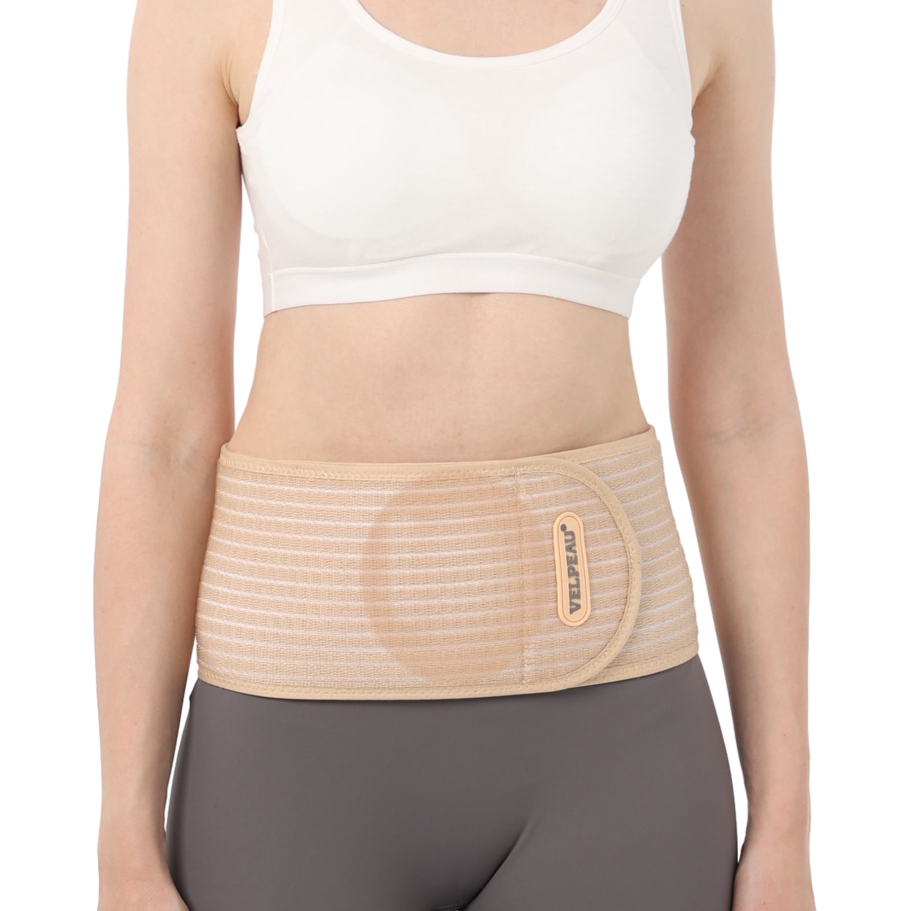 Ergonomic Umbilical Hernia Belt for Men and Women,Abdominal Support Binder with Compression Pad,Relieve Pain for Incisional, Femoral, & Inguinal Hernia Surgery Prevention Aid(Large)