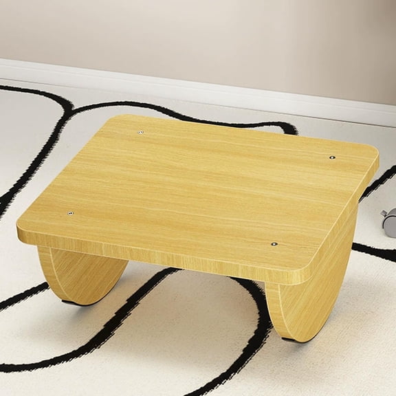 Ergonomic Under Desk Foot Rest Rocking Wooden Footstool for Office Chair – Height Adjustable Footrest for Improved Posture and Leg Circulation