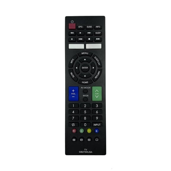 Ergonomic Universally Remote Control GB275WJSA Clear Button Layout Easy Operations ABS Construction