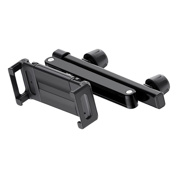 Ergonomic Vehicle Headrest Tablets Mount With Adjustable Arms And Universals Compatibility For Travel Use