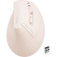 thumbnail image 1 of Ergonomic Vertica Wireless 2.4G with USB A Receiver 2400 DPI Optical Tracking Mice 4 Adjustable DPI Levels Rechargeable with Battery Indicator Wide Compatibility for Windows Mac OS, 1 of 4