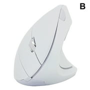 Ergonomic Vertical 6 Button Wireless Mouse LED Illumination Office Supplies Y4D7