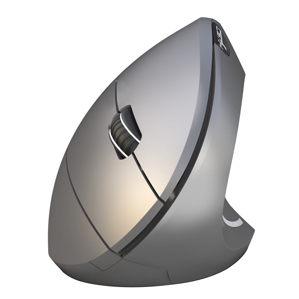 Ergonomic Vertical Wireless Mouse Bluetooth 5.0 and 2.4g Usb Receiver Adjustable Dpi Settings for Pc Laptop Desktop Mac Windows Computer Office Home Work Travel Portable Use