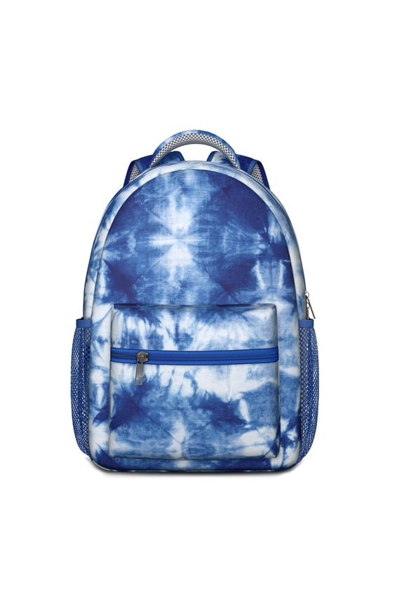 Ergonomic Watercolor Backpack for College Students - Lightweight Waterproof Daypack with Padded Straps & Spacious Storage (Psychedelic Swirl)