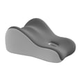 thumbnail image 1 of Ergonomic Wedge Pillow for Back Support, Shredded Memory Foam Bed Reading Pillow, Orthopedic Lumbar Cushion for Chairs, Couples Bed Wedge with Adjustable Positioning(Dark Gray,17.72x13.78x5.12"), 1 of 6