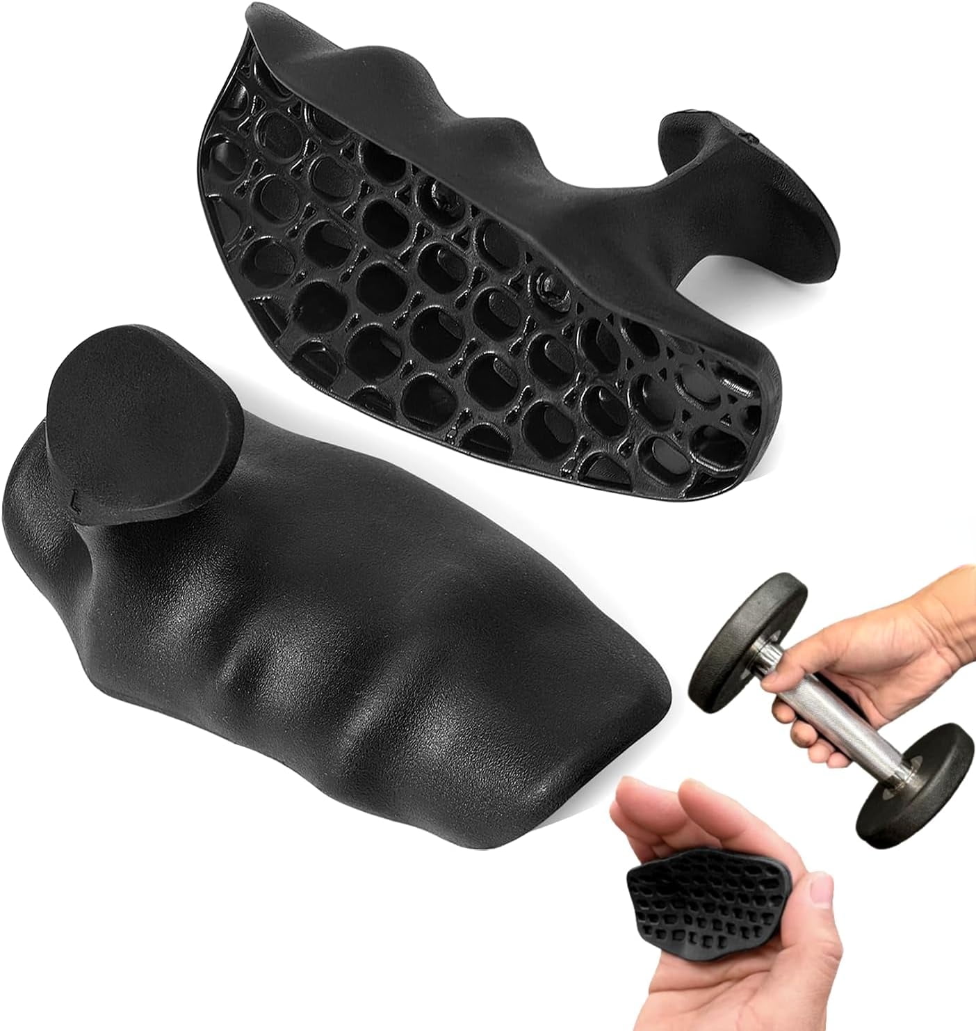 Anti-Slip Workout Gloves For Men & Women - Full Silicone Palm Grip For Weight Lifting, CrossFit, Deadlifts, Pull-Ups, Gym