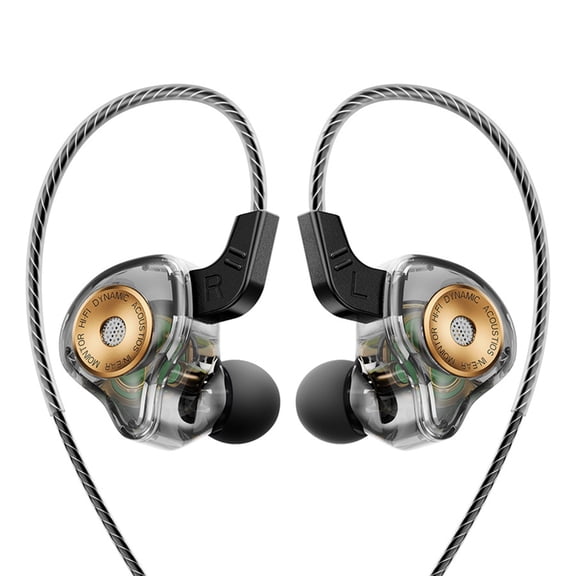 Ergonomic Wire Dynamic Driver Earbuds In Ear Headphones With Microphone For Comfortable Wear During Commute Or Exercise